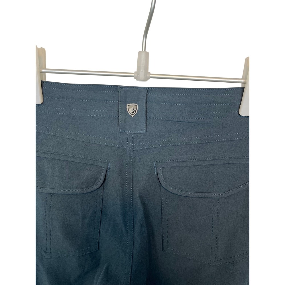 Kuhl Splash Roll Up Hiking Pants 2 Blue Grey Gorpcore Utility Cargo Low Rise - Picture 4 of 13